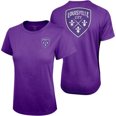 sorry, Icon Sports Group Women's Louisville City FC 2 Logo Purple T-Shirt is currently out of stock
