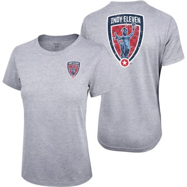sorry, Icon Sports Group Women's Indy Eleven 2 Logo Grey T-Shirt is currently out of stock