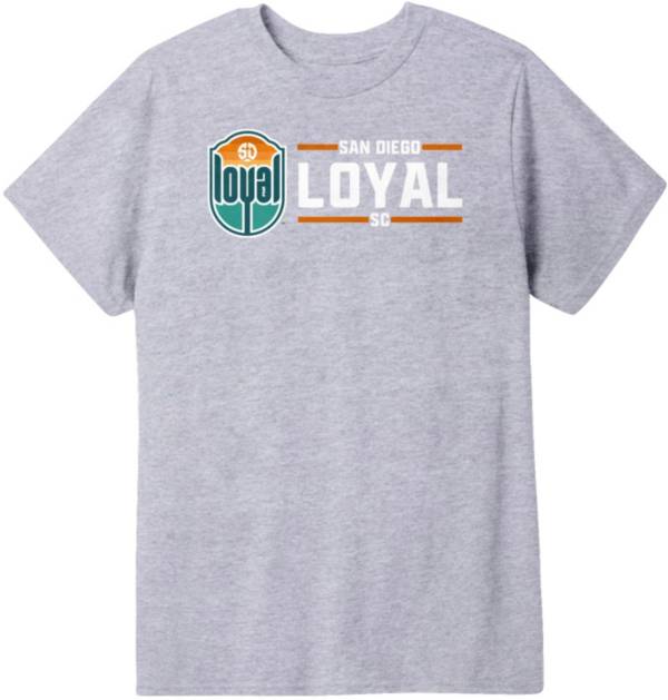 Icon Sports Group Youth San Diego Loyal SC Logo Grey T-Shirt product image