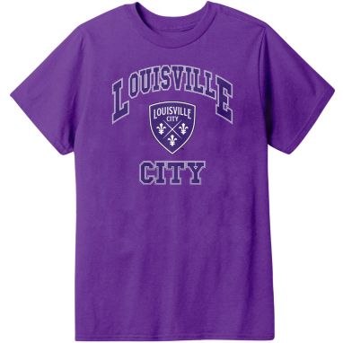 sorry, Icon Sports Group Youth Louisville City FC Logo Purple T-Shirt is currently out of stock
