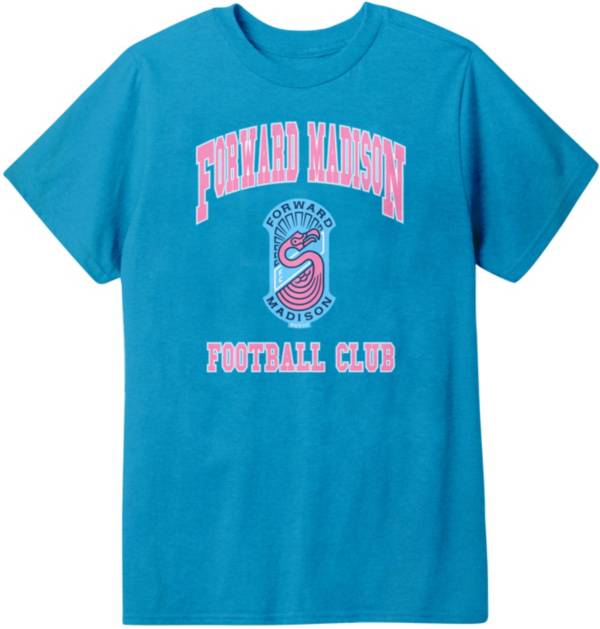 Icon Sports Group Youth Forward Madison Logo Blue T-Shirt