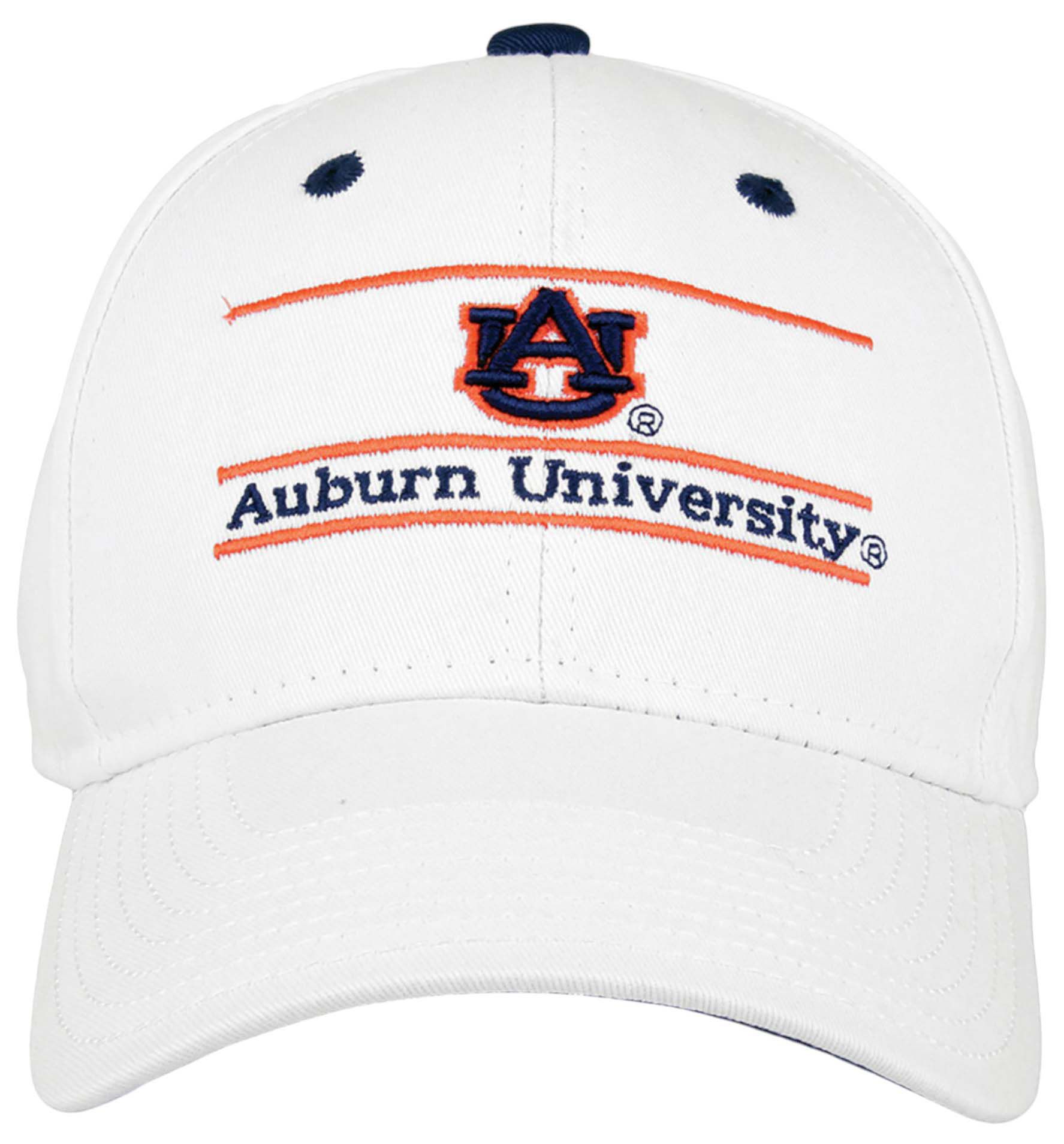 The Game Men's Auburn Tigers White Bar Adjustable Hat product image