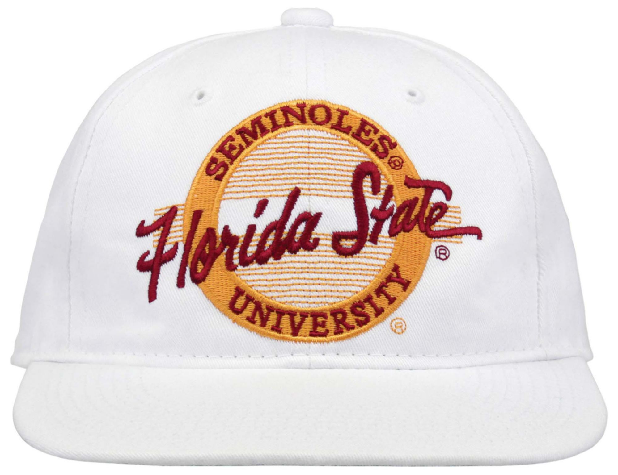 The Game Men's Florida State Seminoles White Circle Adjustable Hat product image