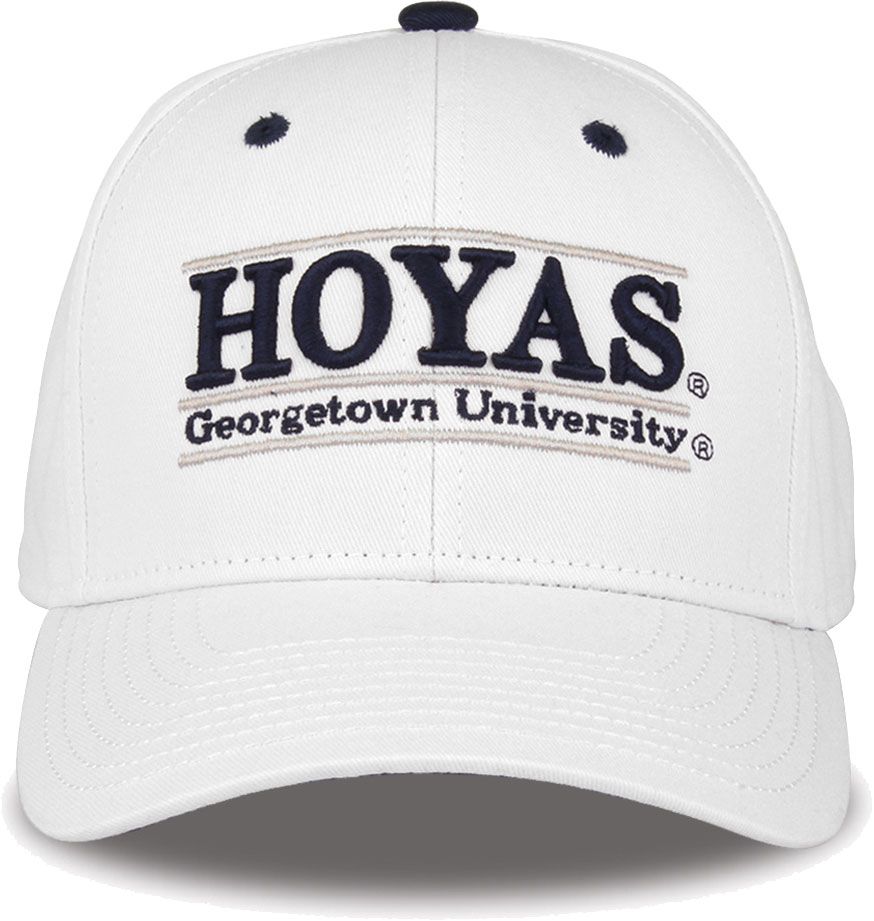 The Game Men's Georgetown Hoyas White Bar Adjustable Hat product image