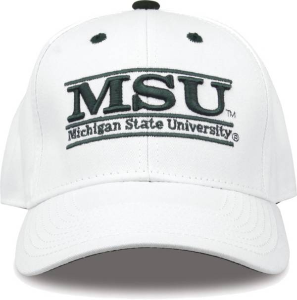 The Game Men's Michigan State Spartans White Bar Adjustable Hat product image