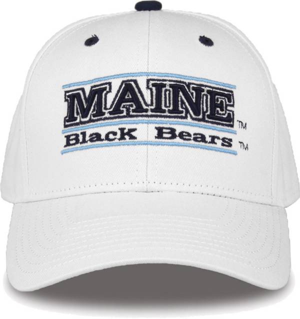 The Game Men's Maine Black Bears White Bar Adjustable Hat product image