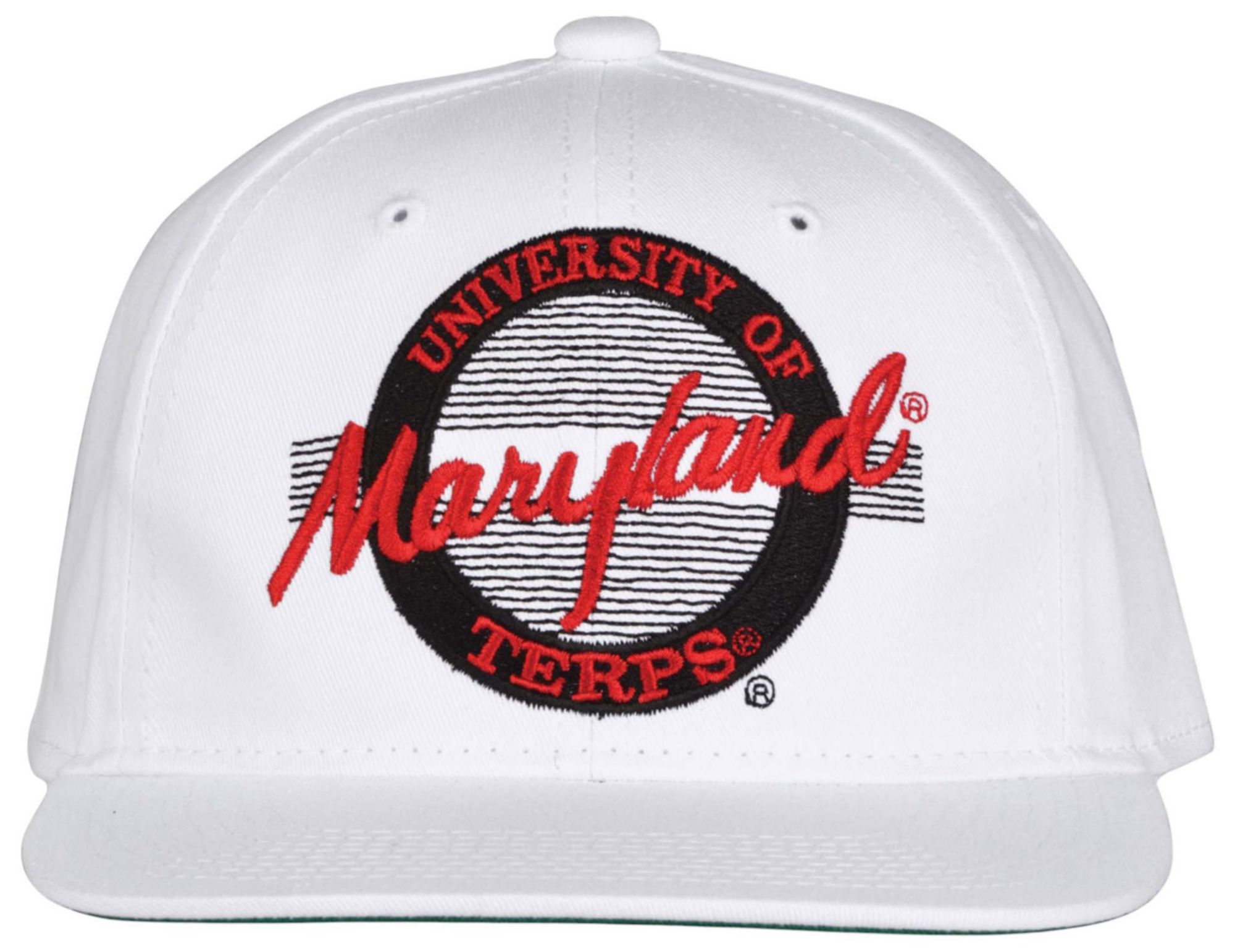 The Game Men's Maryland Terrapins White Circle Adjustable Hat product image