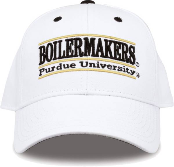 The Game Men's Purdue Boilermakers White Nickname Adjustable Hat