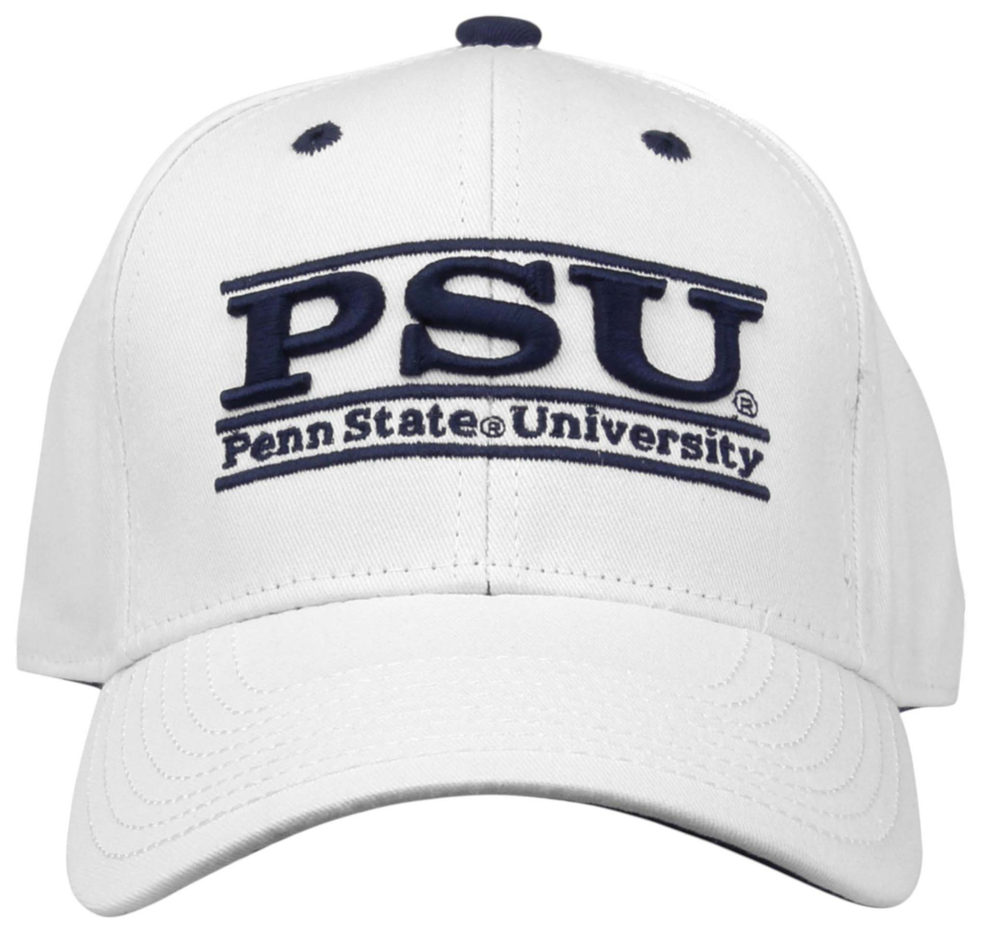 The Game Men's Penn State Nittany Lions White Bar Adjustable Hat product image