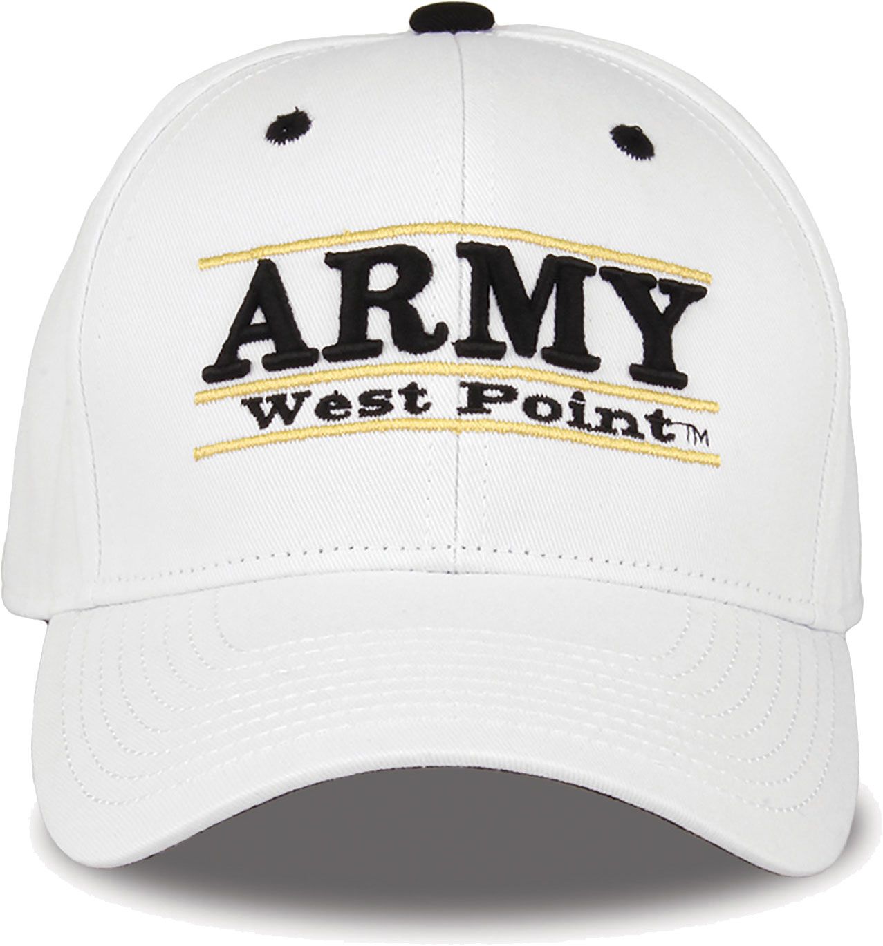 The Game Men's Army West Point Black Knights White Bar Adjustable Hat product image