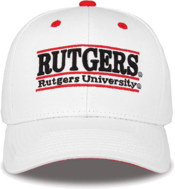 The Game Men's Rutgers Scarlet Knights White Bar Adjustable Hat product image