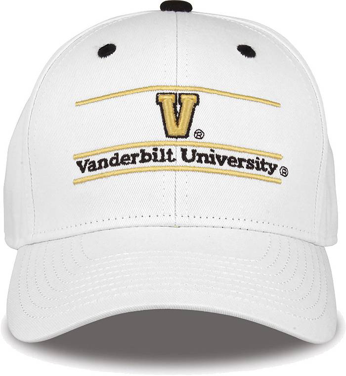 The Game Men's Vanderbilt Commodores White Bar Adjustable Hat