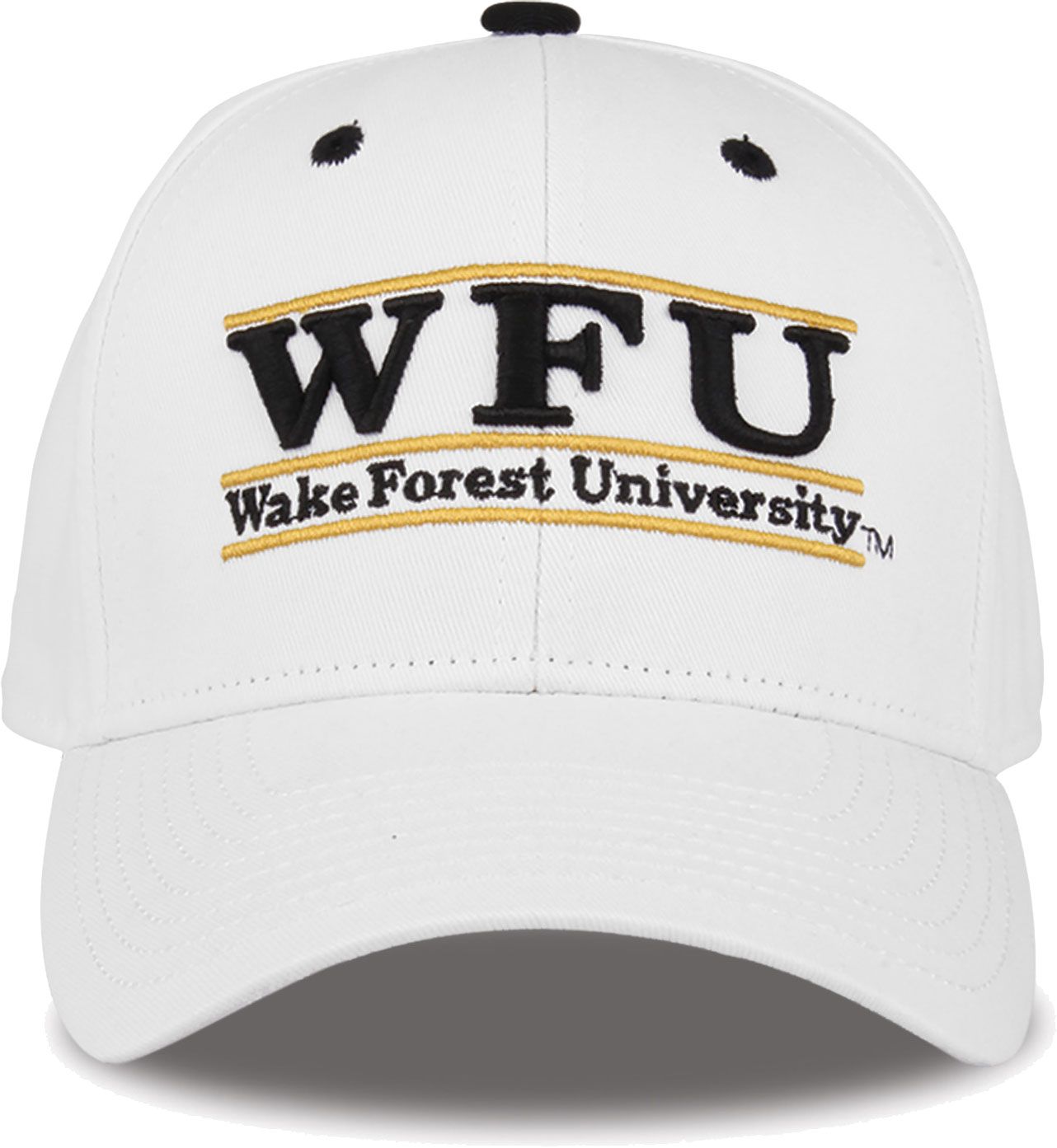 The Game Men's Wake Forest Demon Deacons White Bar Adjustable Hat product image