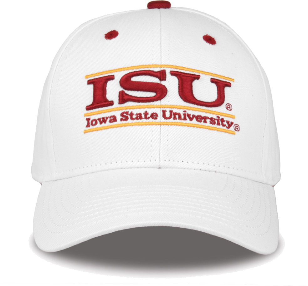 The Game Men's Iowa State Cyclones White Bar Adjustable Hat product image