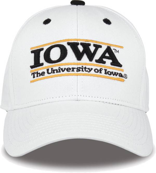 The Game Men's Iowa Hawkeyes White Bar Adjustable Hat product image