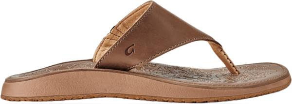 Women's Olukai Paniolo Lipi Flip Flop Sandal Tan or Black sizes US