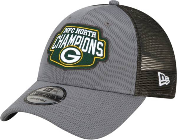 New Era Adult Green Bay Packers 2021 NFC North Division Champions Locker Room 9Forty Adjustable Hat