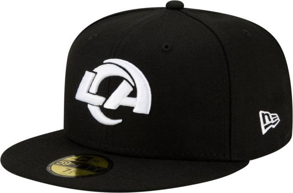 New Era Men's Los Angeles Rams Black 59Fifty Fitted Hat