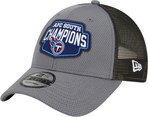 New Era Adult Tennessee Titans 2021 AFC South Division Champions Locker Room 9Forty Adjustable Hat