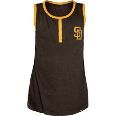 sorry, New Era Youth Girls' San Diego Padres Brown Giltter Tank Top is currently out of stock
