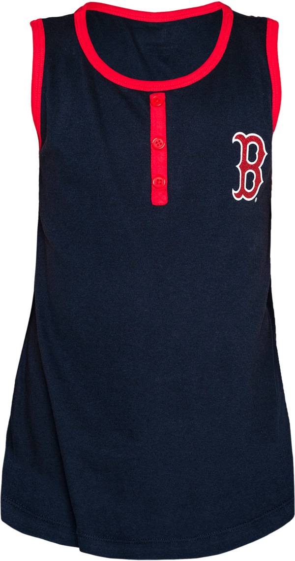 New Era Youth Girls' Boston Red Sox Blue Giltter Tank Top product image