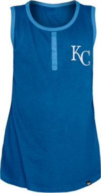 New Era Girl's Kansas City Royals Pink Dipdye V-Neck T-Shirt