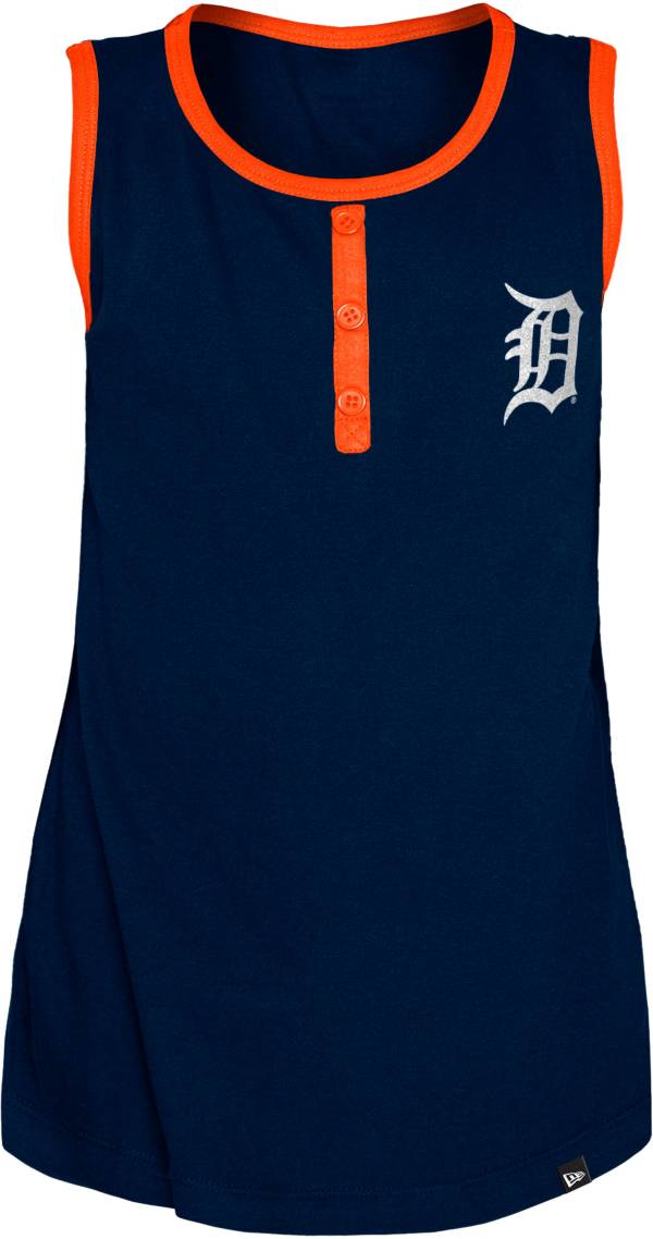 New Era Youth Girls' Detroit Tigers Blue Giltter Tank Top product image
