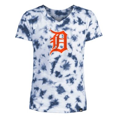 sorry, New Era Youth Girls' Detroit Tigers Blue Tie Dye V-Neck T-Shirt is currently out of stock