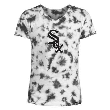 sorry, New Era Youth Girls' Chicago White Sox Black Tie Dye V-Neck T-Shirt is currently out of stock