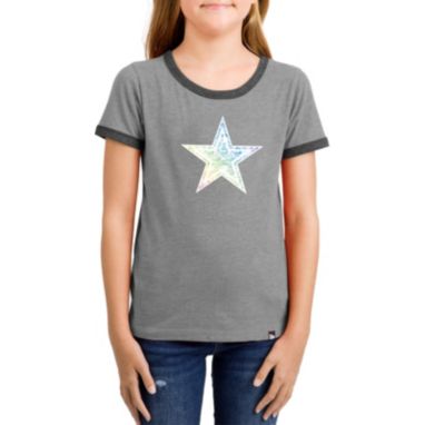 sorry, New Era Girls' Dallas Cowboys Candy Sequins Grey T-Shirt is currently out of stock