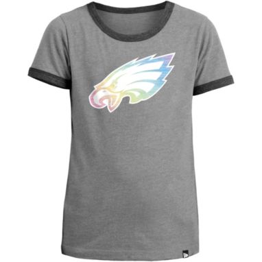 sorry, New Era Apparel Girls' Philadelphia Eagles Candy Sequins T-Shirt is currently out of stock