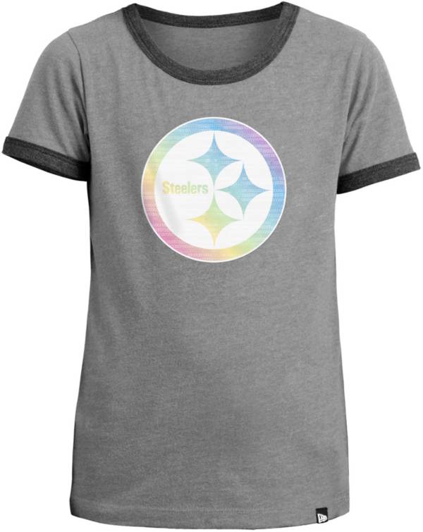 New Era Apparel Girls' Pittsburgh Steelers Candy Sequins T-Shirt product image