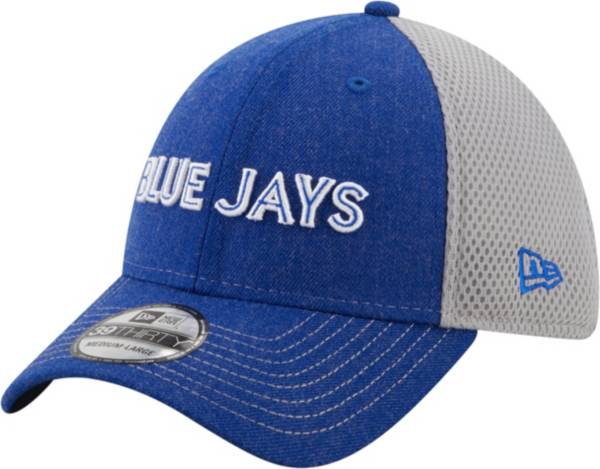 New Era Men's Toronto Blue Jays Blue 39Thirty Heathered Stretch Fit Hat