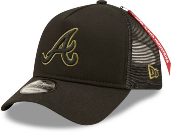 New Era Men's Atlanta Braves Black 9Forty Alpha Adjustable Hat product image