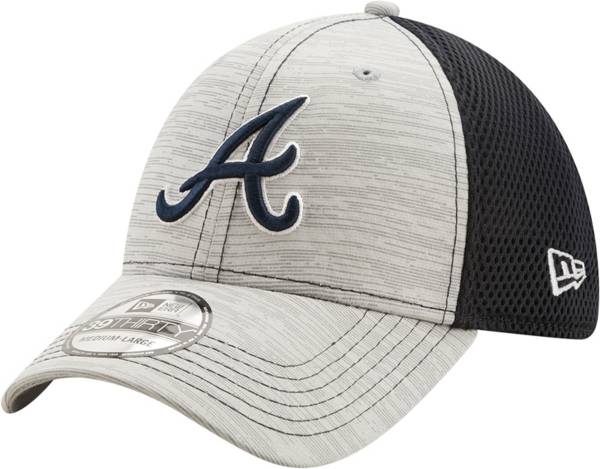 New Era Men's Atlanta Braves Navy 39Thirty Prime Stretch Fit Hat