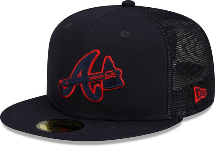 New Era Men's Atlanta Braves 59Fifty Basic Red Fitted Hat