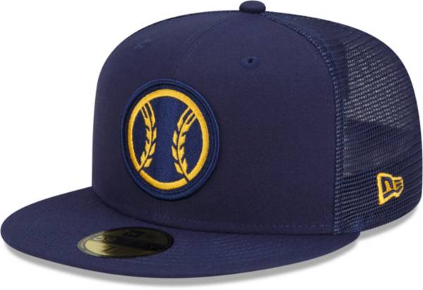 New Era Men's Milwaukee Brewers Batting Practice Black 59Fifty Fitted ...