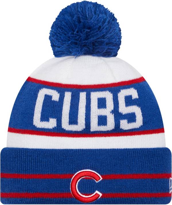 New Era Men's Chicago Cubs Blue Fan Favorite Knit Hat