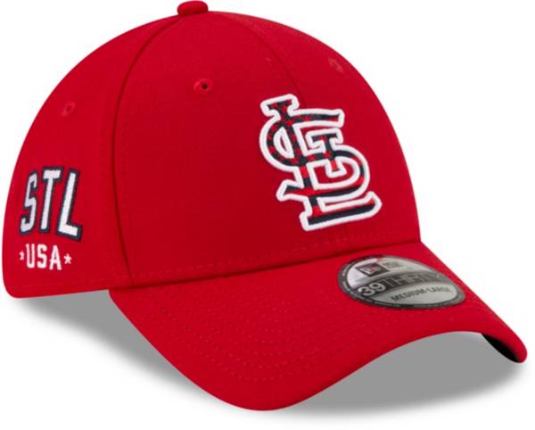 New Era Men's St. Louis Cardinals Red 4th of July 39Thirty Fitted Hat