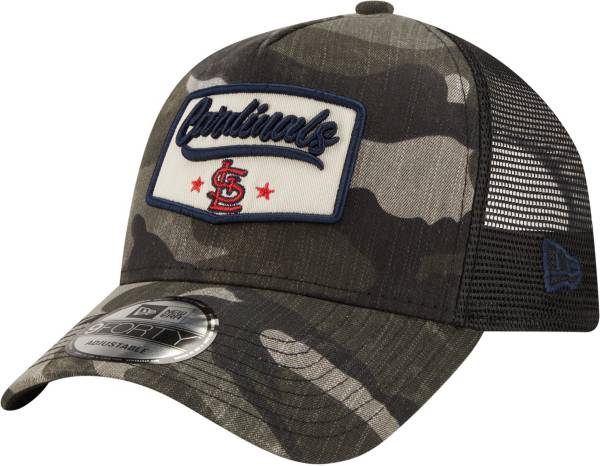 New Era Men's St. Louis Cardinals Camo Patch 9Forty Adjustable Hat