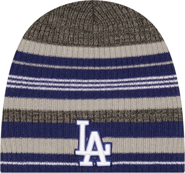 New Era Men's Los Angeles Dodgers Blue Striped Knit Beanie