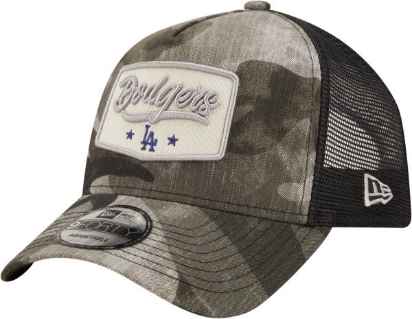 New Era Men's Los Angeles Dodgers Camo Patch 9Forty Adjustable Hat