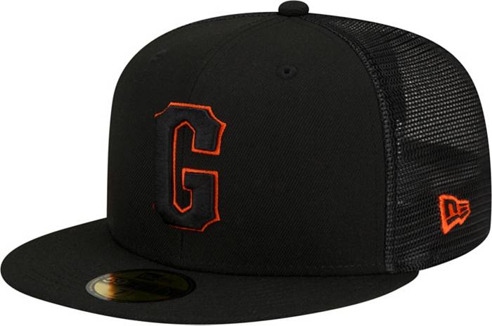 New Era Men's San Francisco Giants Batting Practice Black 59Fifty Fitted Hat