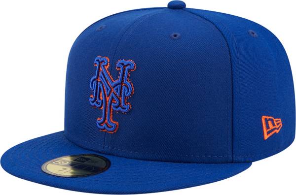 New Era Men's New York Mets Blue 59Fifty Fitted Hat