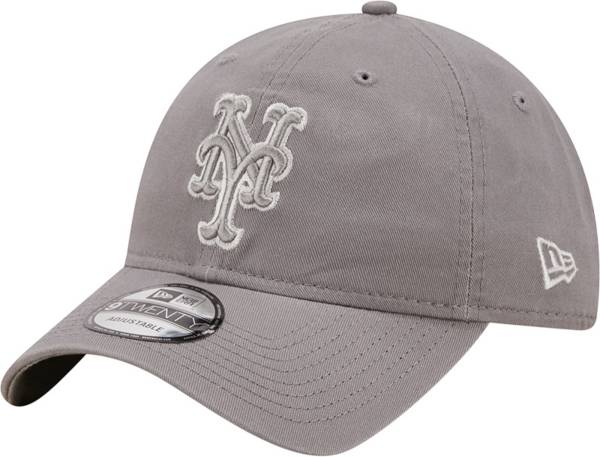 New Era Men's New York Mets Grey Core Classic 9Twenty Adjustable Hat product image