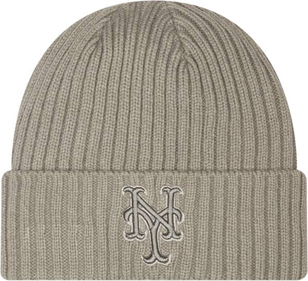 New Era Men's New York Mets Grey Core Classic Knit Hat product image