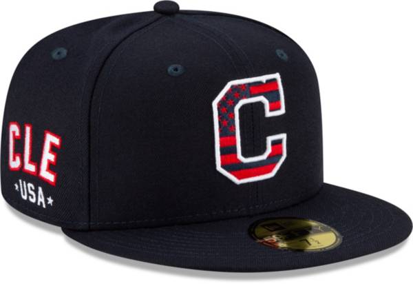 New Era Men's Cleveland Indians Navy 4th of July 59Fifty Fitted Hat