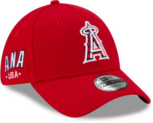 New Era Men's Los Angeles Angels Red 4th of July 39Thirty Fitted Hat