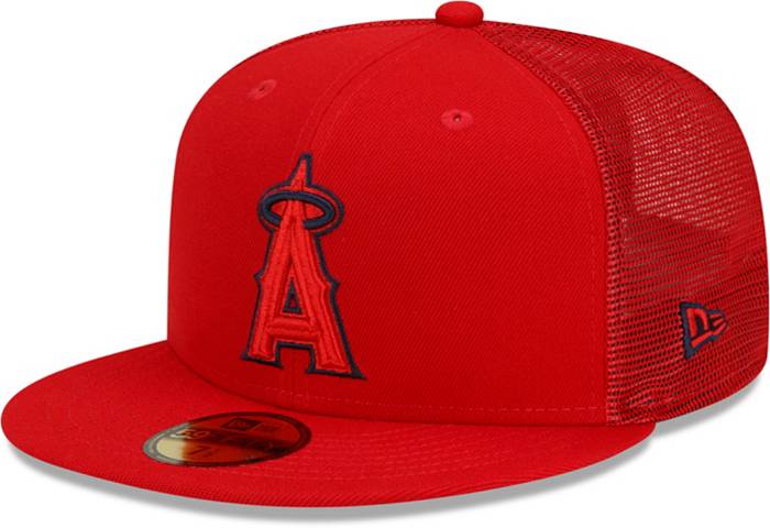 Men's New Era Red Los Angeles Angels 2022 City Connect Low Profile 59FIFTY Fitted Hat