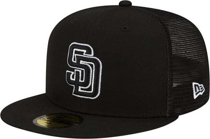 New Era San Diego Padres 59Fifty Batting Practice Black Fitted Hat
